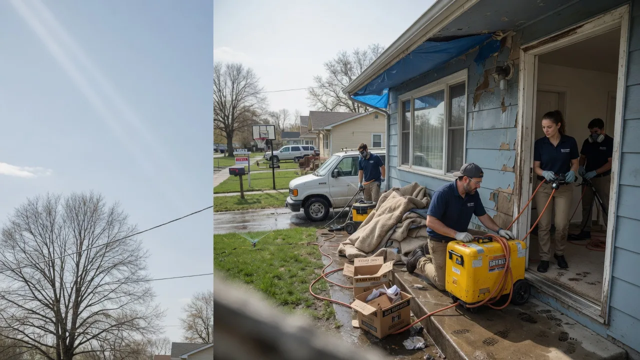 Basement Flood Cleanup in Lewis, KS near me